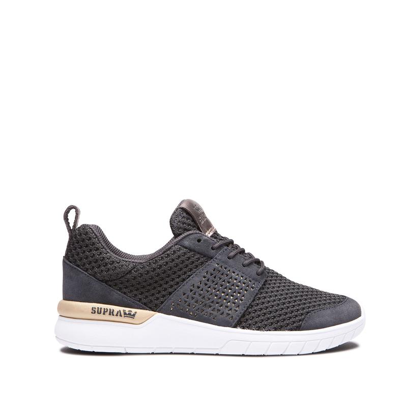 Supra SCISSOR Sneaker Low Damen DunkelGrau Sale ZVAHS4105